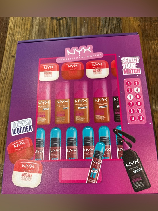 NYX Other - NYX Makeup Box with Pink Logo on Purple Background whole set